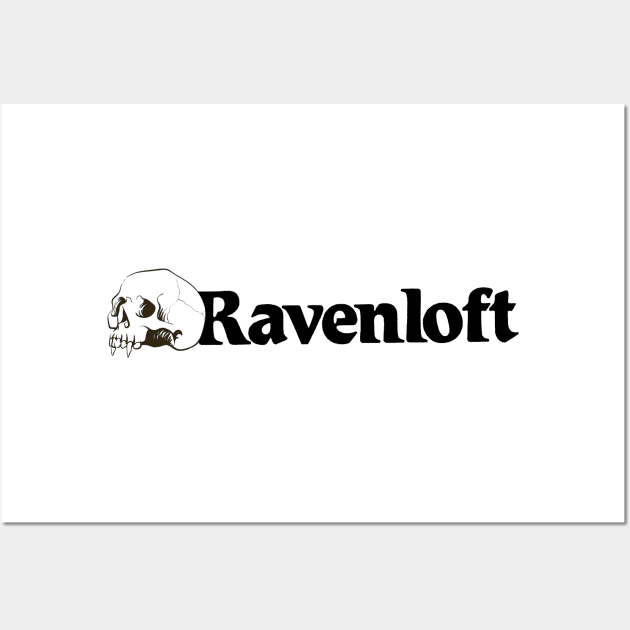 Ravenloft (Black) Wall Art by Riverlynn_Tavern